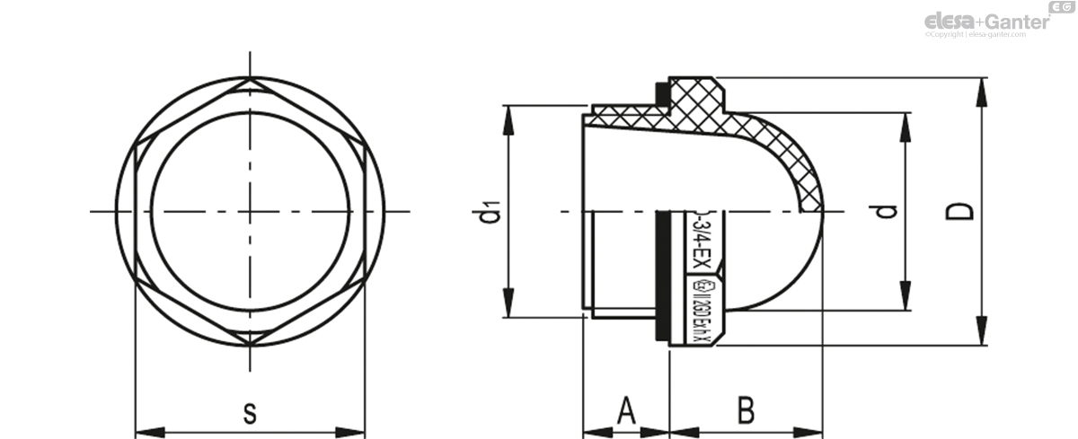 HCFE-EX Oil level sight glasses
