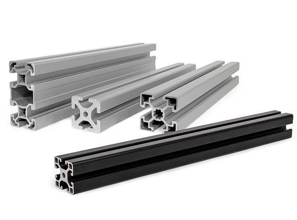 Aluminijasti profili <br>GN 10i, črno eloksirani